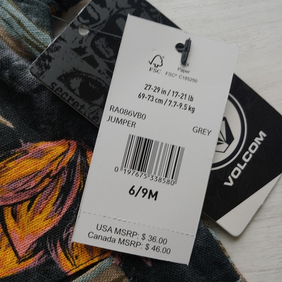 VOLCOM Baby NEW Baby Romper - Picture 15 of 15